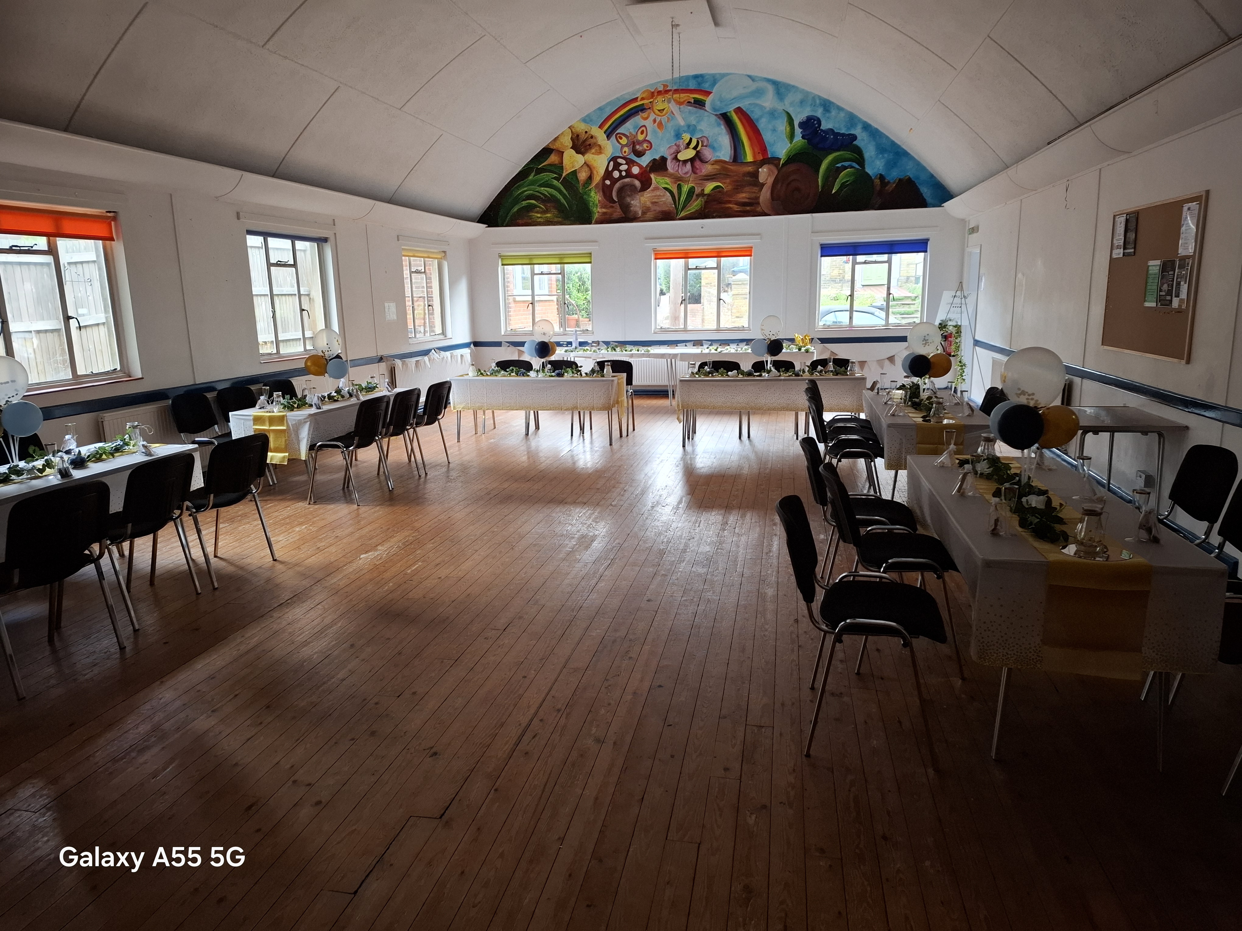 Hall wedding reception