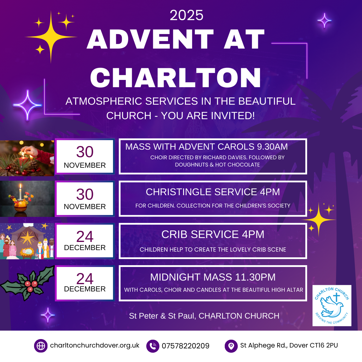 advent services at charlton