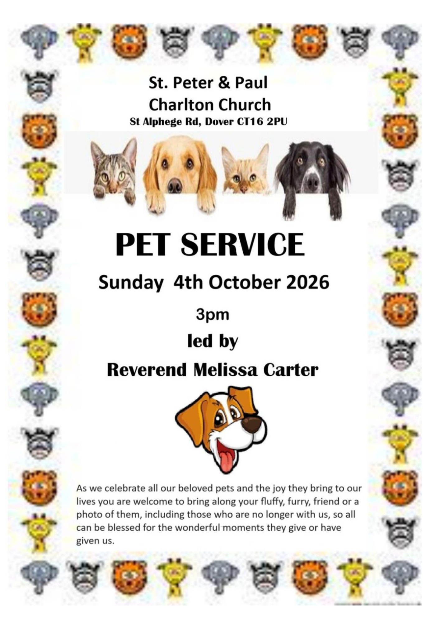 Pet service poster